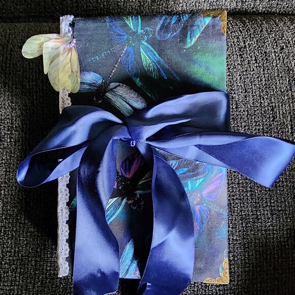 Dragon Fly/Fairy Junk Journal, 8.5in x 5.5in x 1in, 124pages - Picture 1 of 11